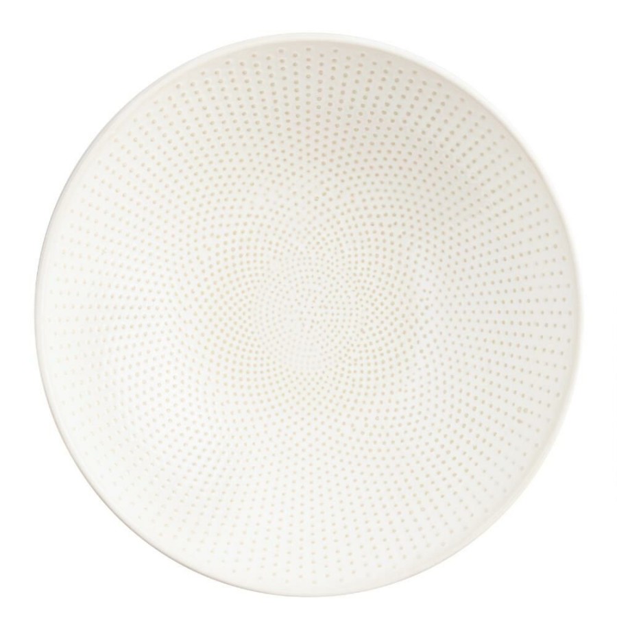 Serveware * | World Market Avery Large White Textured Bowl