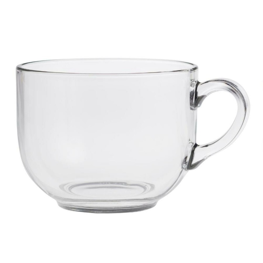 Drinkware * | World Market Oversized Glass Mug