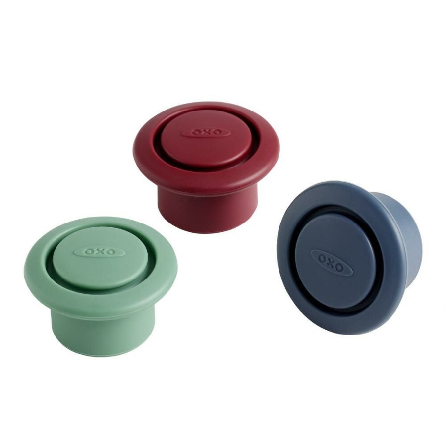 Bar * | World Market Oxo Good Grips Silicone Bottle Stoppers 3 Pack