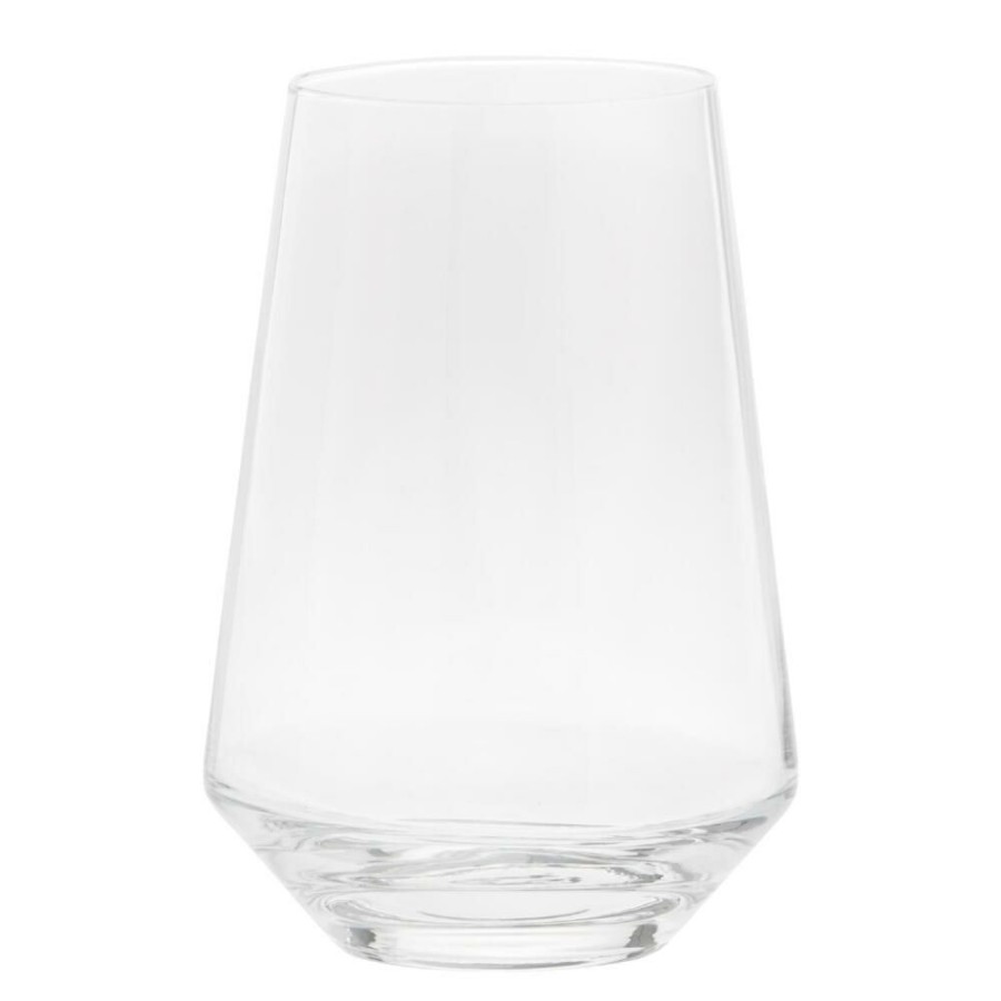 Drinkware * | World Market Zwiesel Pure Tritan Crystal Big Red Stemless Wine Glass