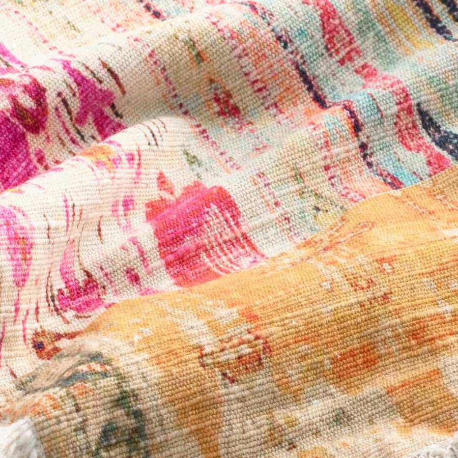 Table Linens * | World Market Multicolor Patchwork Haveli Table Runner