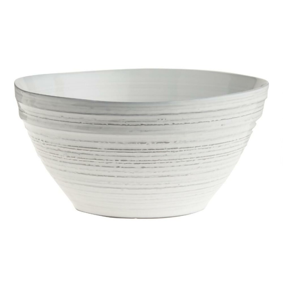 Dinnerware * | World Market Park White Organic Bowl