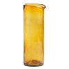 Drinkware * | World Market Carmelo Amber Recycled Glass Pitcher