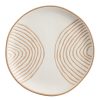 Dinnerware * | World Market Drake Natural Clay Geo Wax Resist Salad Plate