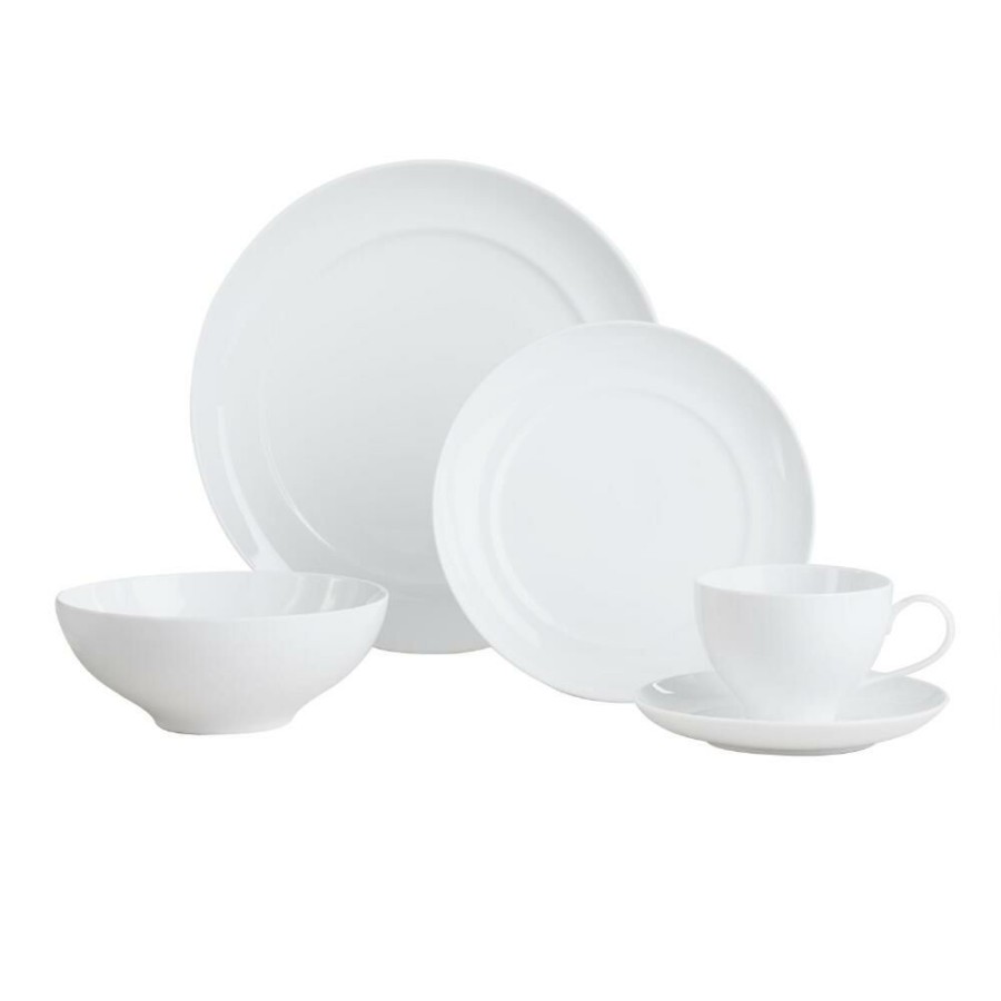 Serveware * | World Market Spin White Porcelain Serving Bowl