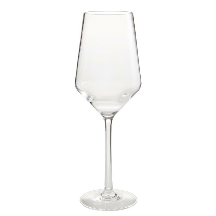 Drinkware * | World Market Napa Tritan Plastic White Wine Glass