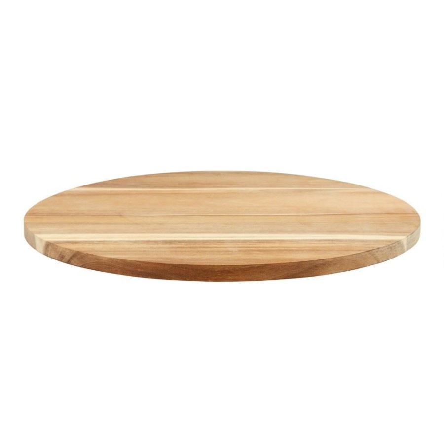 Serveware * | World Market Acacia Wood Lazy Susan