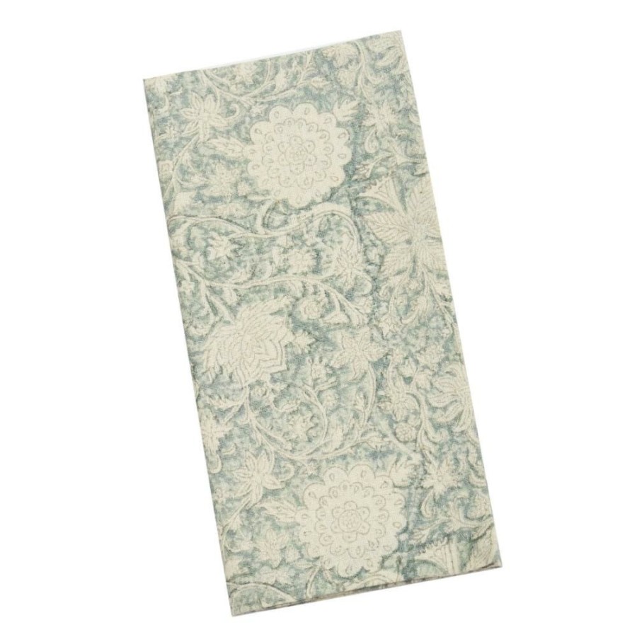 Table Linens * | World Market Sage Floral Print Napkins Set Of 4