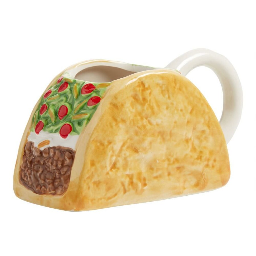 Drinkware * | World Market Taco Figural Ceramic Mug