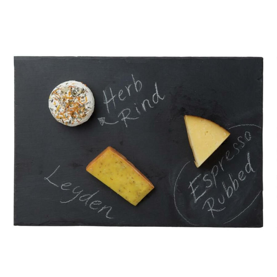 Serveware * | World Market Slate Cheese Board