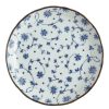 Dinnerware * | World Market Blue And White Porcelain Floret Dinner Plate