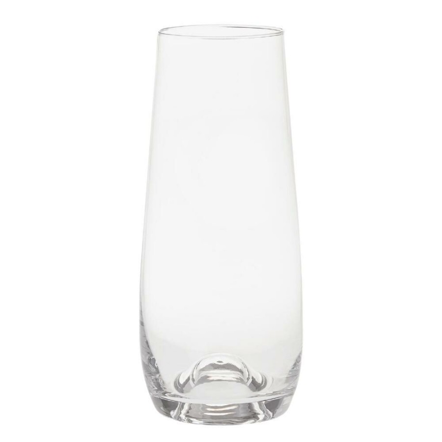 Drinkware * | World Market Fritz Crystal Stemless Champagne Flute Set Of 2