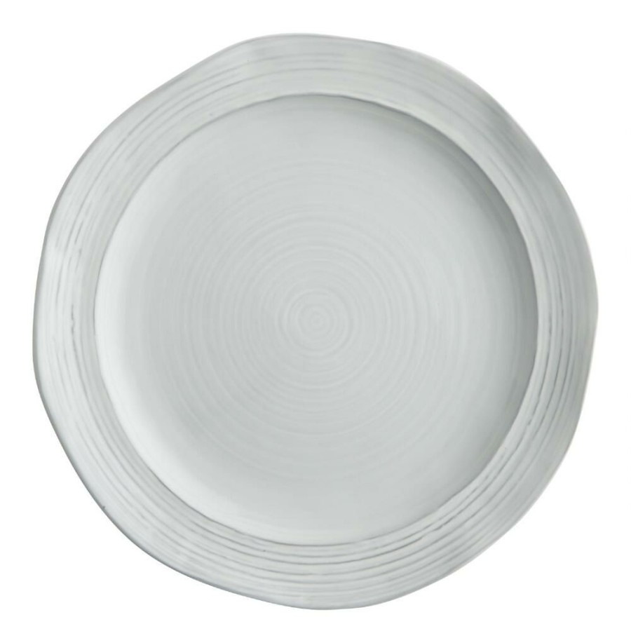 Dinnerware * | World Market Park White Organic Dinner Plate