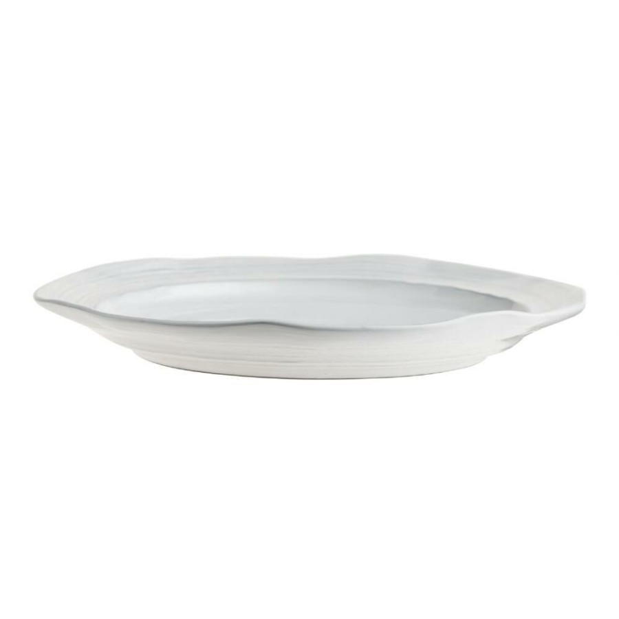 Dinnerware * | World Market Park White Organic Dinner Plate