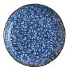 Dinnerware * | World Market Blue And White Porcelain Floral Dinner Plate