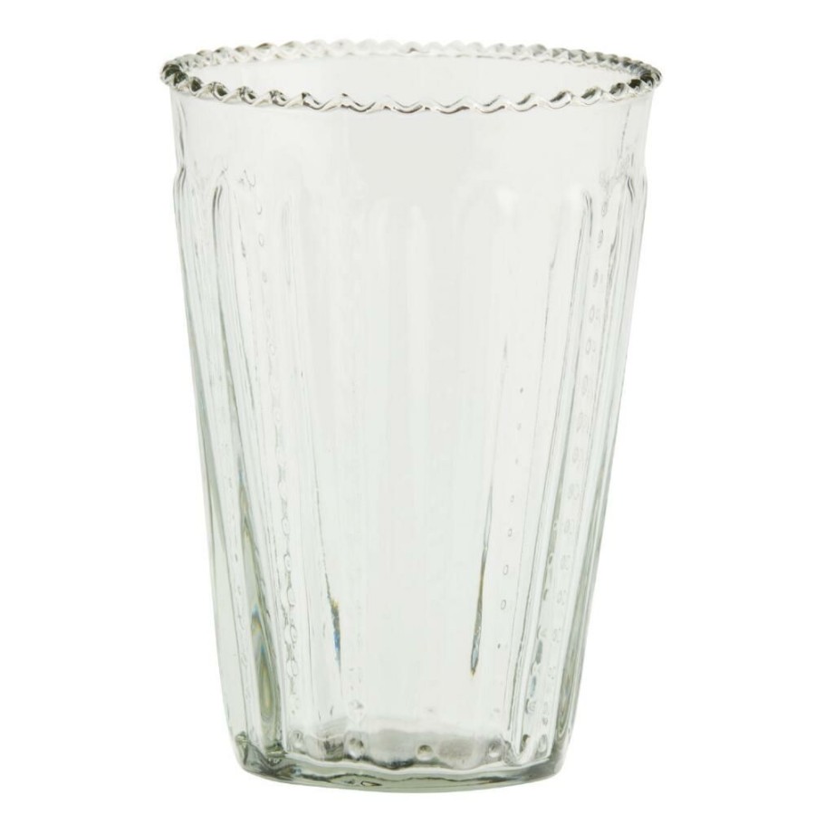 Drinkware * | World Market Textured Ruffle Highball Glass Set Of 2