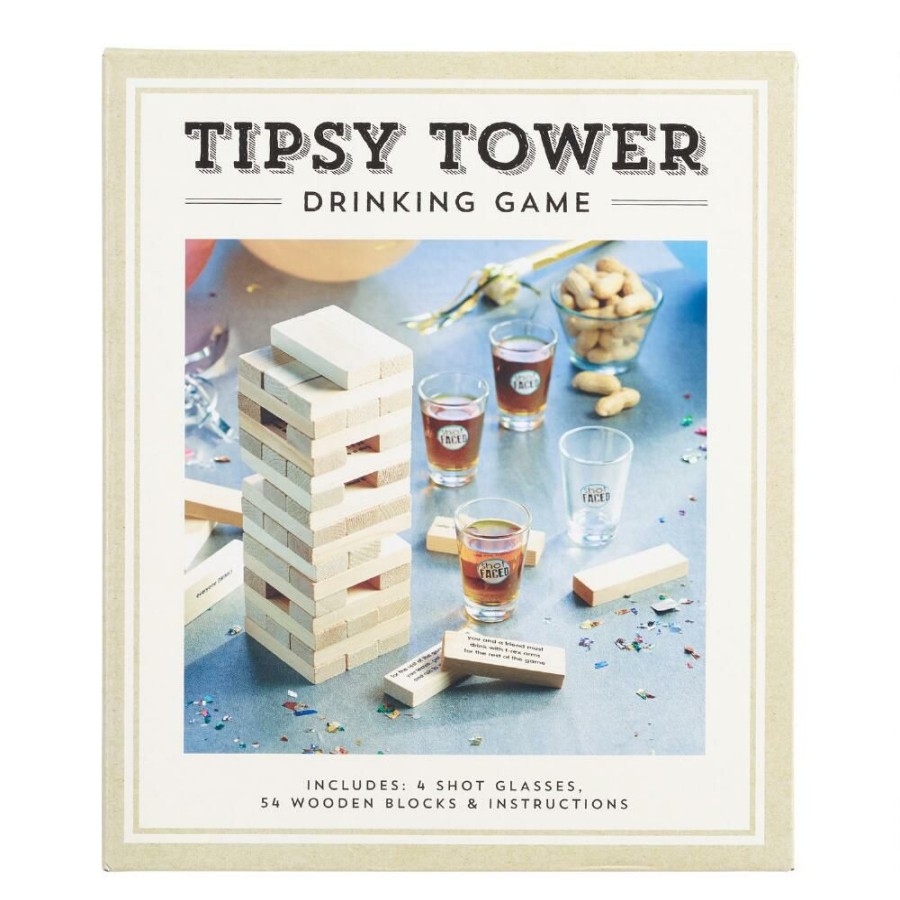 Bar * | World Market Tipsy Tower Drinking Game