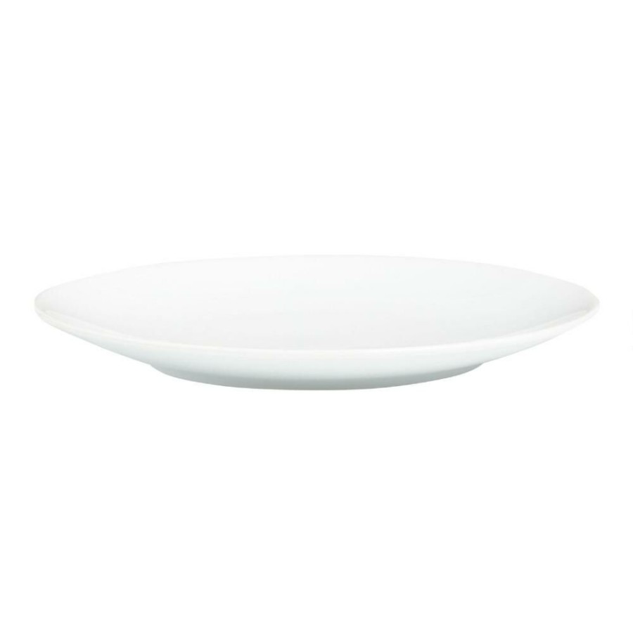 Dinnerware * | World Market Coupe White Porcelain Appetizer Plates 4 Pack