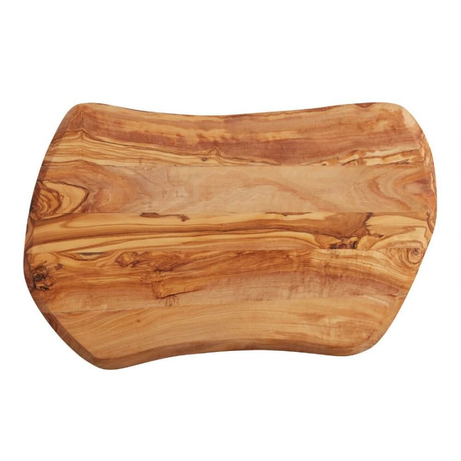 Serveware * | World Market Tunisian Olive Wood Cutting Board