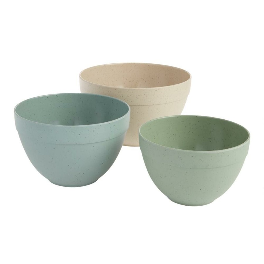 Kitchen Tools & Accessories * | World Market Upcycle Bamboo Fiber Mixing Bowls 3 Pack