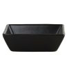 Dinnerware * | World Market Trilogy Square Black Dish Set Of 6