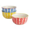 Dinnerware * | World Market Geometric Dot Hand Painted Noodle Bowl