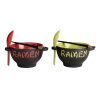 Dinnerware * | World Market Red And Green Ramen Bowls With Utensils Set Of 2