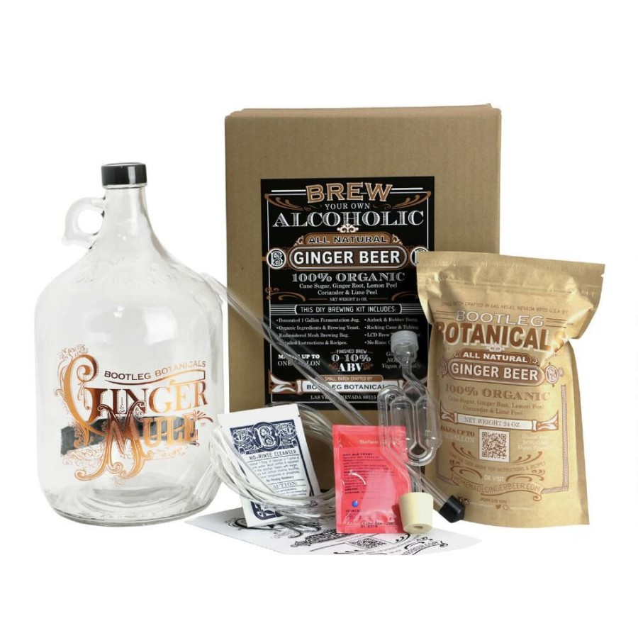 Bar * | World Market Bootleg Botanicals Ginger Beer Making Kit