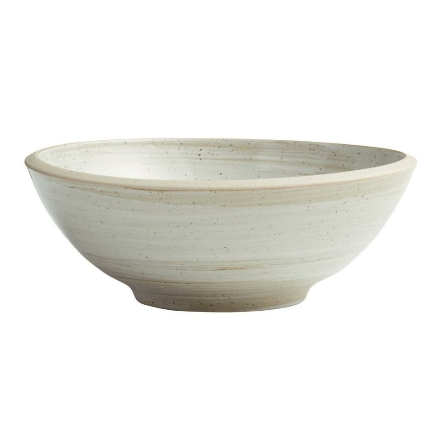 Dinnerware * | World Market Wren Ivory Speckled Cereal Bowl