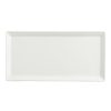 Dinnerware * | World Market Mini Rectangular White Porcelain Tasting Plate Set Of 4