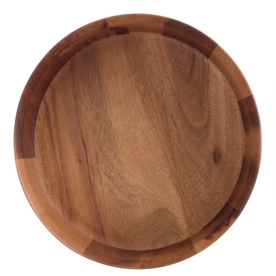 Serveware * | World Market Thailand Acacia Wood Serving Bowl