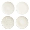 Dinnerware * | World Market Avery White Textured Salad Plate Set Of 4