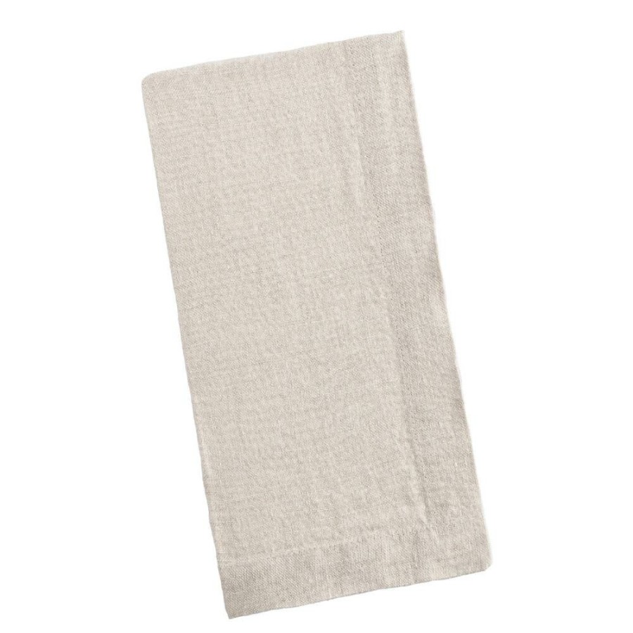 Table Linens * | World Market Washed 100% Linen Napkins Set Of 4