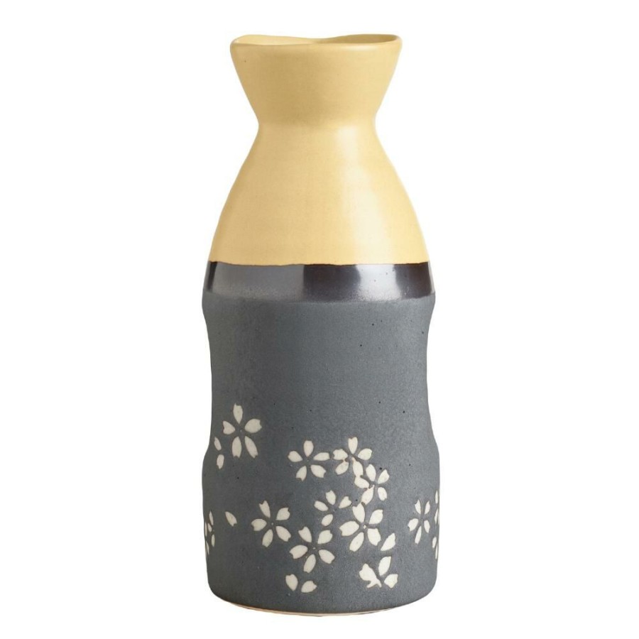 Serveware * | World Market Fuji Blossom Sake Bottle