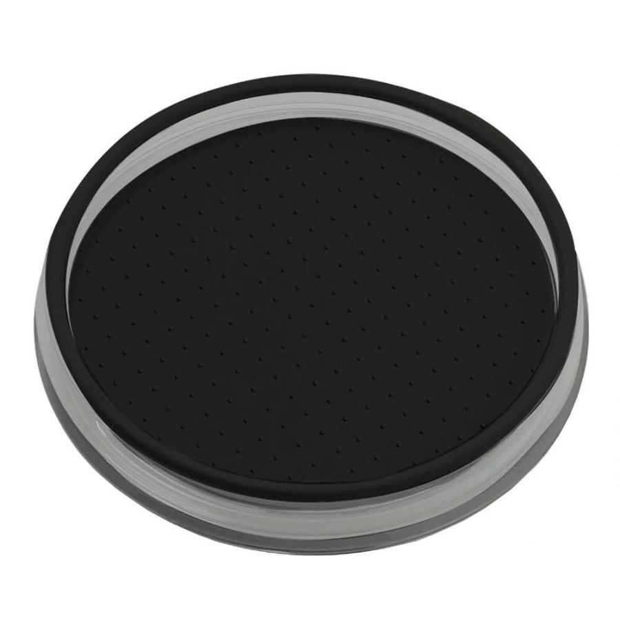 Serveware * | World Market Madesmart Carbon Black Turntable Lazy Susan