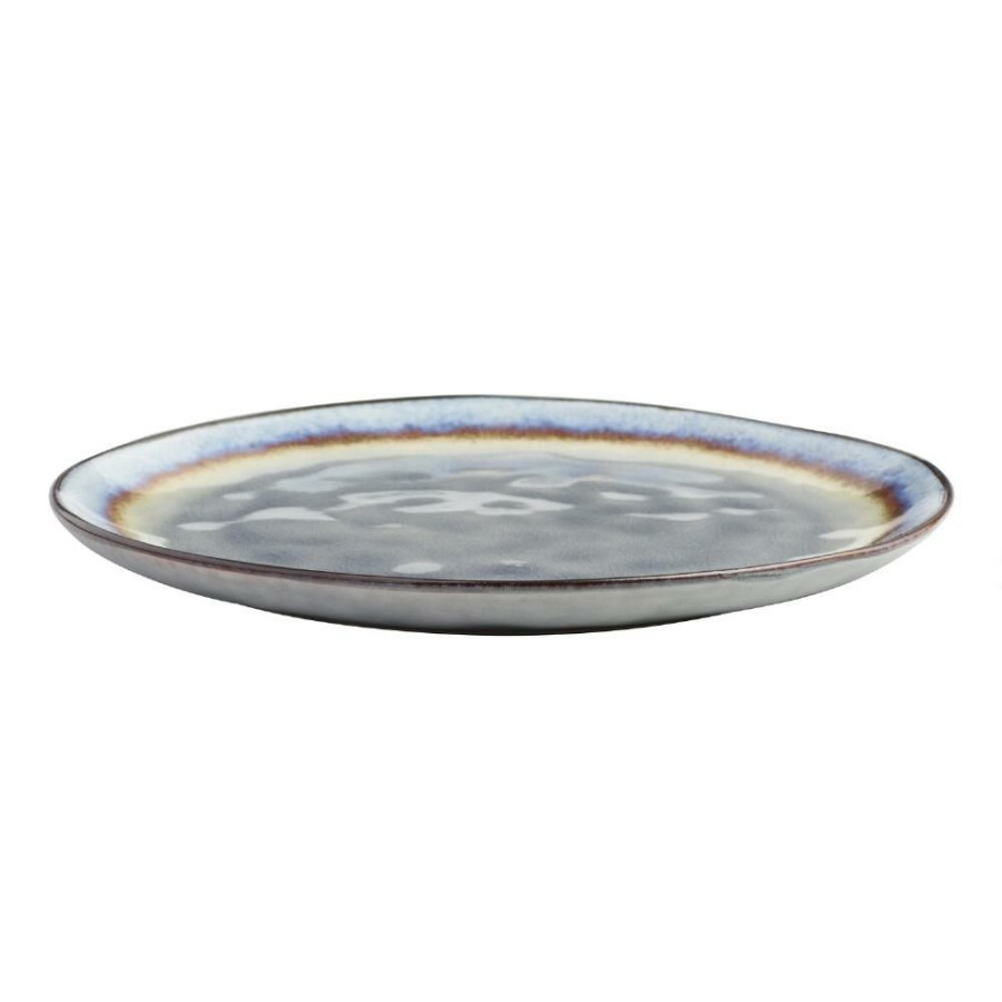 Dinnerware * | World Market Sota Gray Reactive Glaze Salad Plate Set Of 4