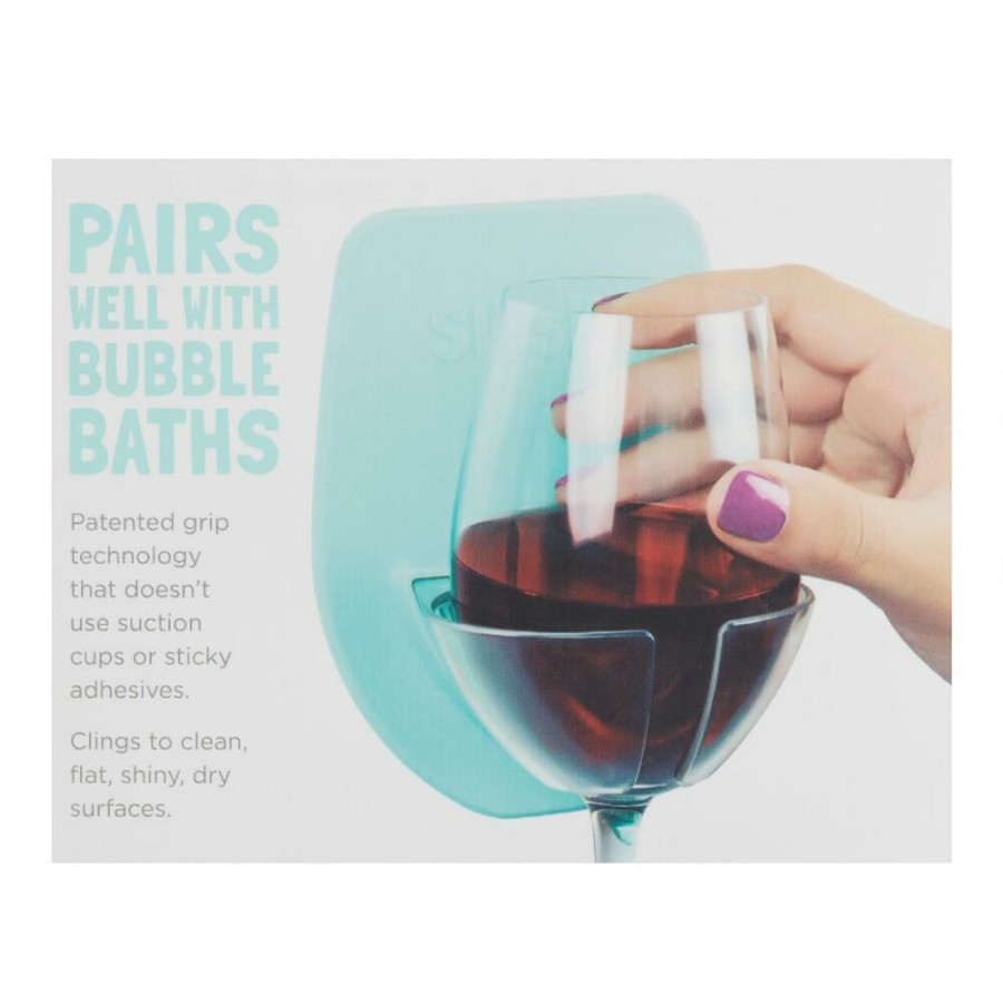 Bar * | World Market Sipski Silicone Shower Wine Glass Holder