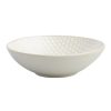 Dinnerware * | World Market Avery Medium White Textured Bowl Set Of 4