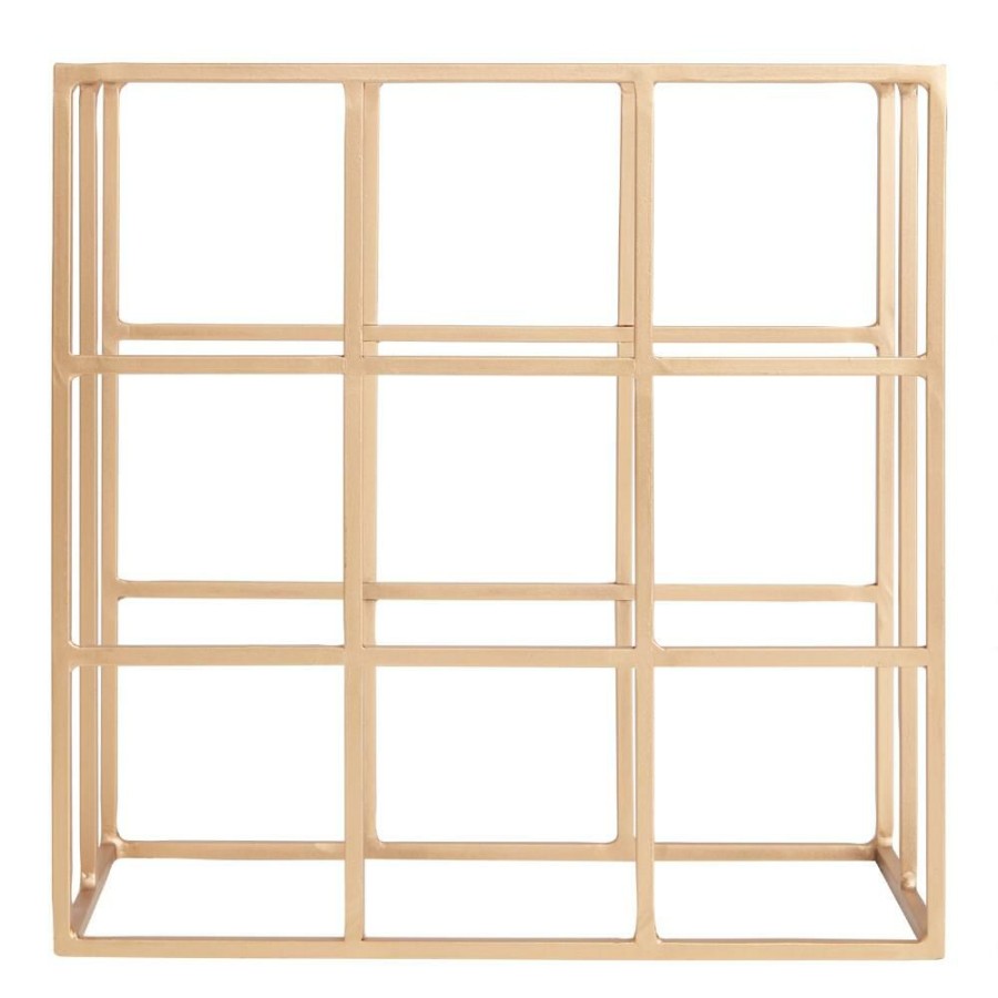 Bar * | World Market Gold Box Wine Rack