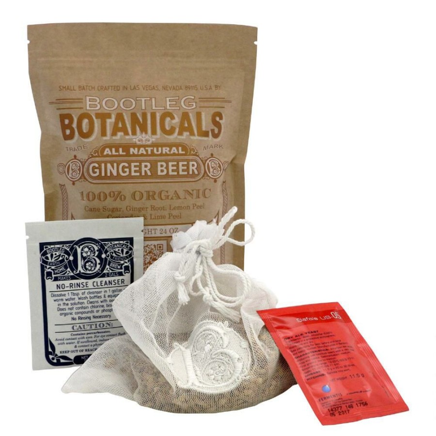 Bar * | World Market Bootleg Botanicals Ginger Beer Making Refill Kit