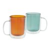 Drinkware * | World Market Desi Double Wall Borosilicate Glass Mug