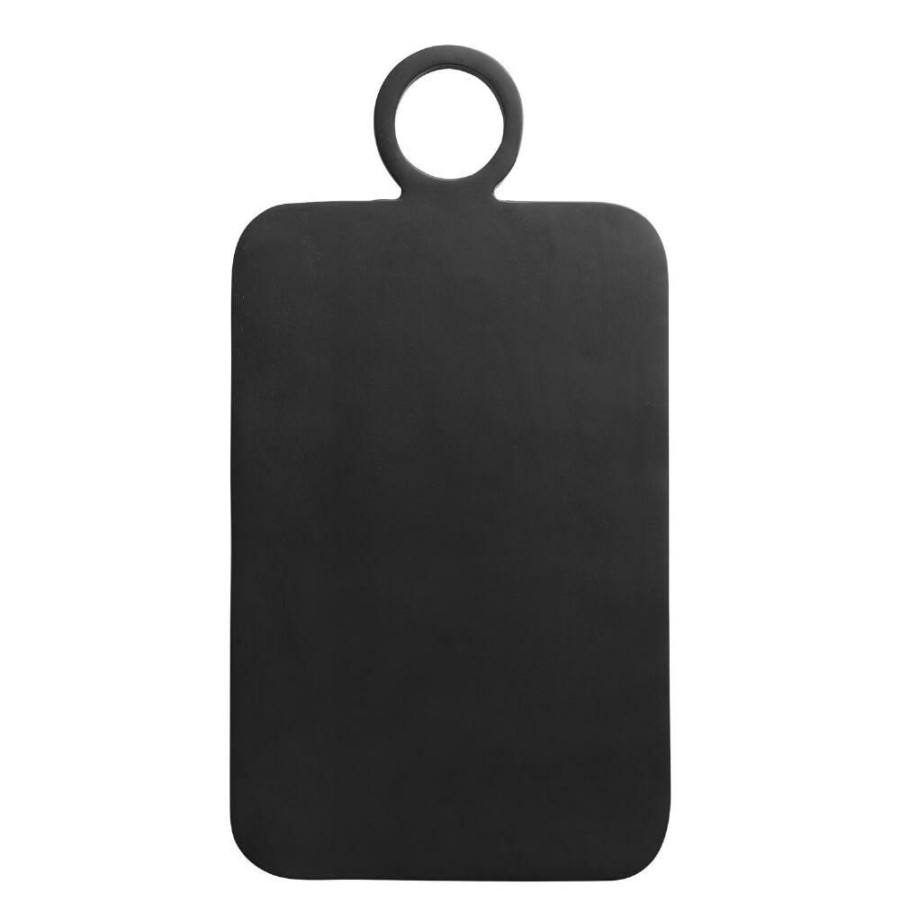 Serveware * | World Market Black Wood Serving Board