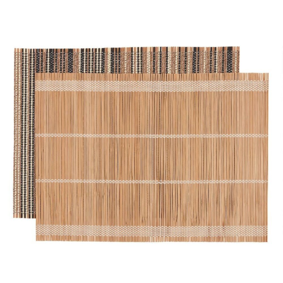 Table Linens * | World Market Bamboo Reed Placemats Set Of 4