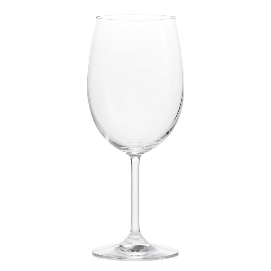 Drinkware * | World Market Gala Crystal Light Red Wine Glass