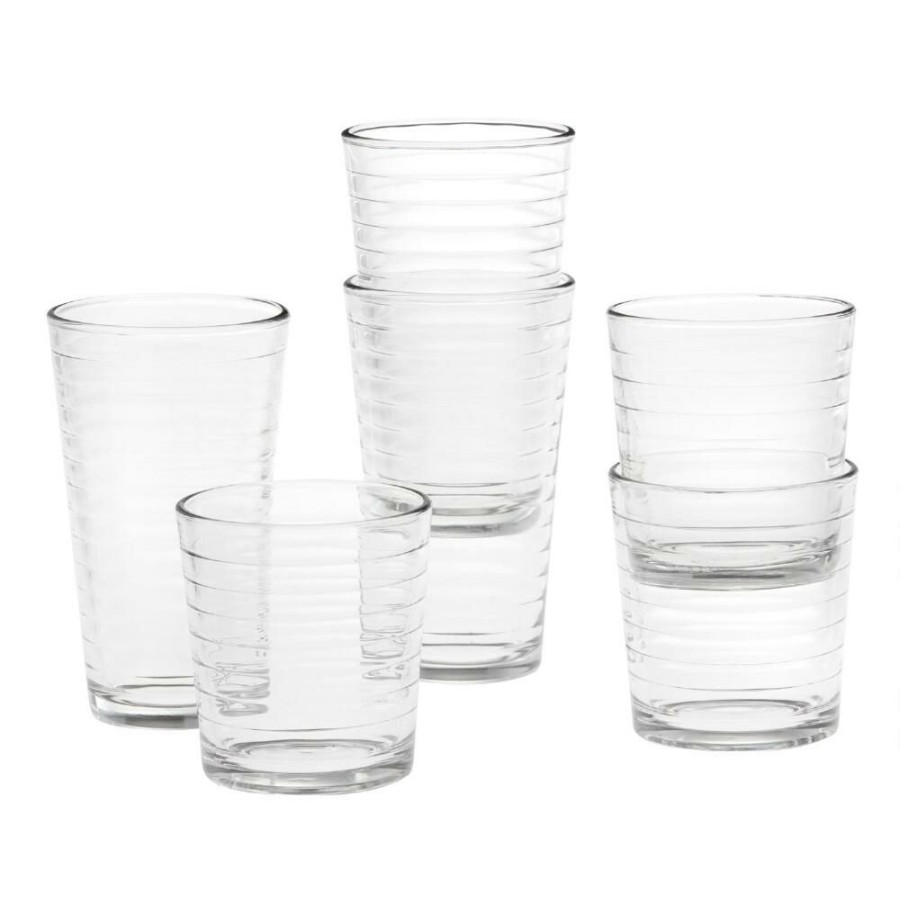 Drinkware * | World Market Stacked Glassware 12 Piece Set