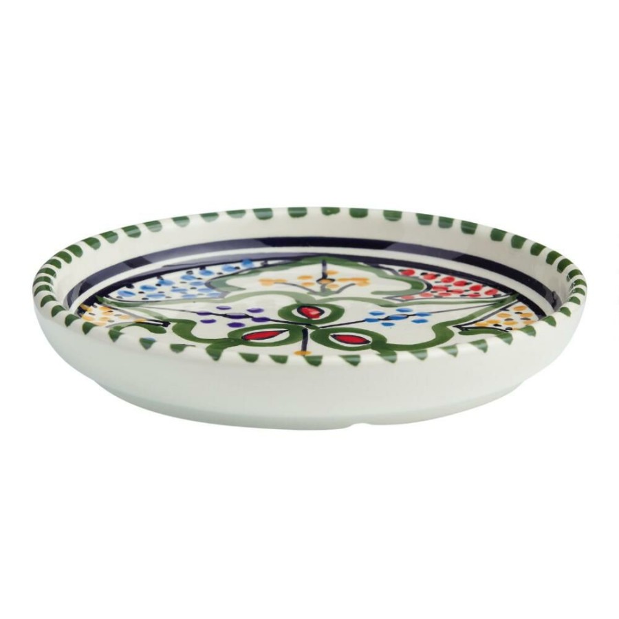 Dinnerware * | World Market Amira Hand Painted Ceramic Appetizer Plate