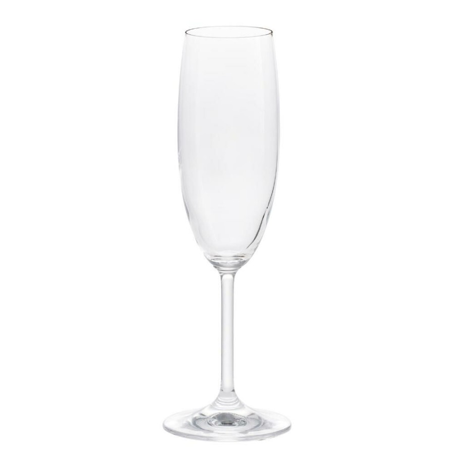 Drinkware * | World Market Gala Crystal Champagne Flute