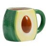 Drinkware * | World Market Green Avocado Figural Ceramic Mug