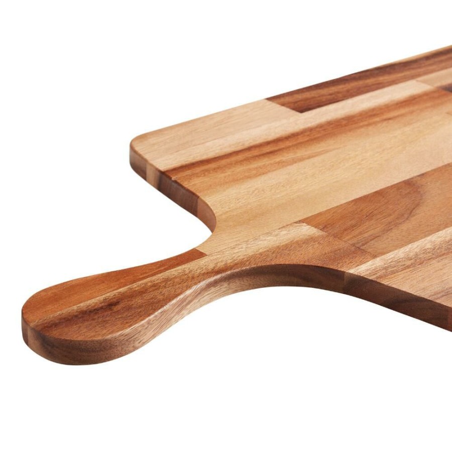 Serveware * | World Market Extra Large Acacia Wood Paddle Cutting Board