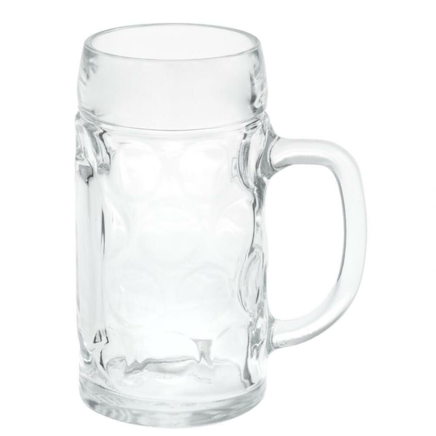 Drinkware * | World Market Dimpled Isar Beer Mug Set Of 4